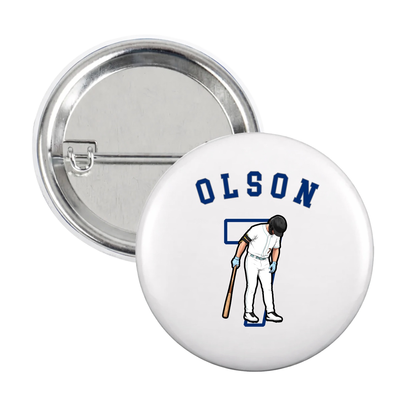 Game Day Button — Shirsey Arch in White