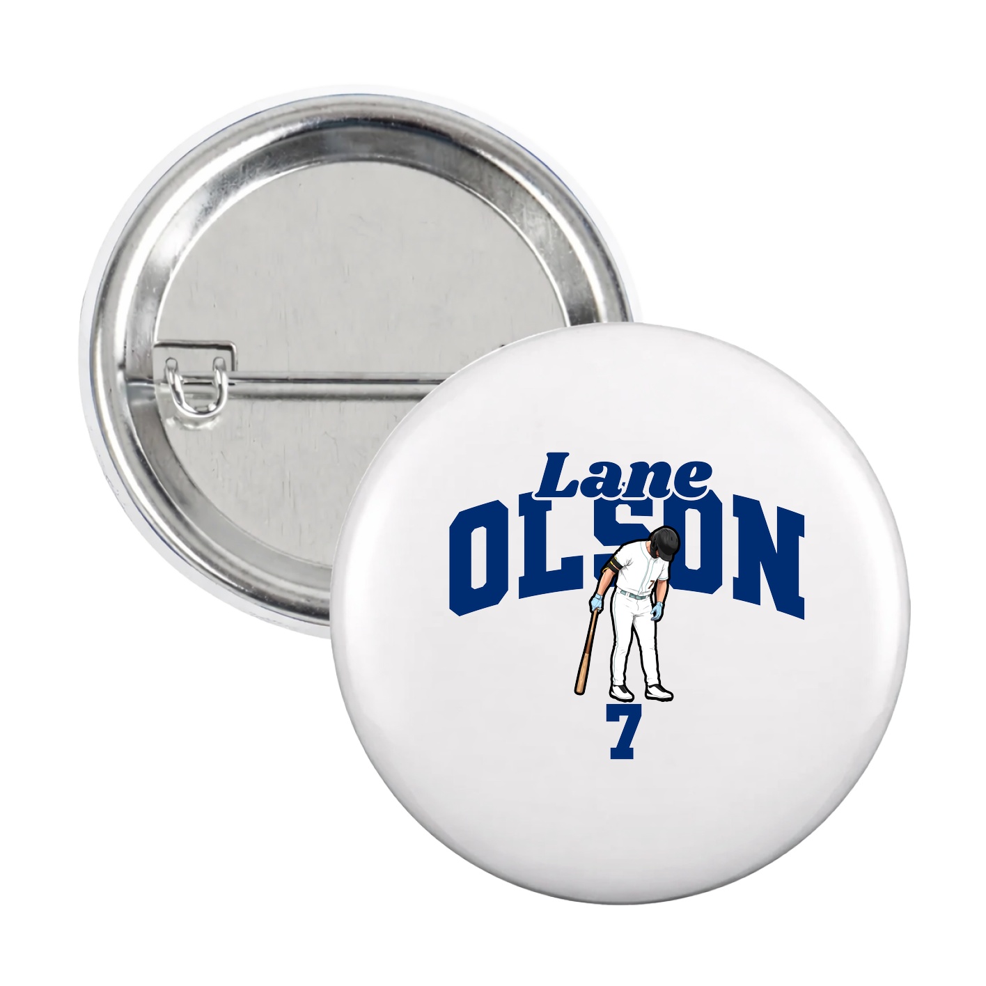 Game Day Button — Signature Arch in White