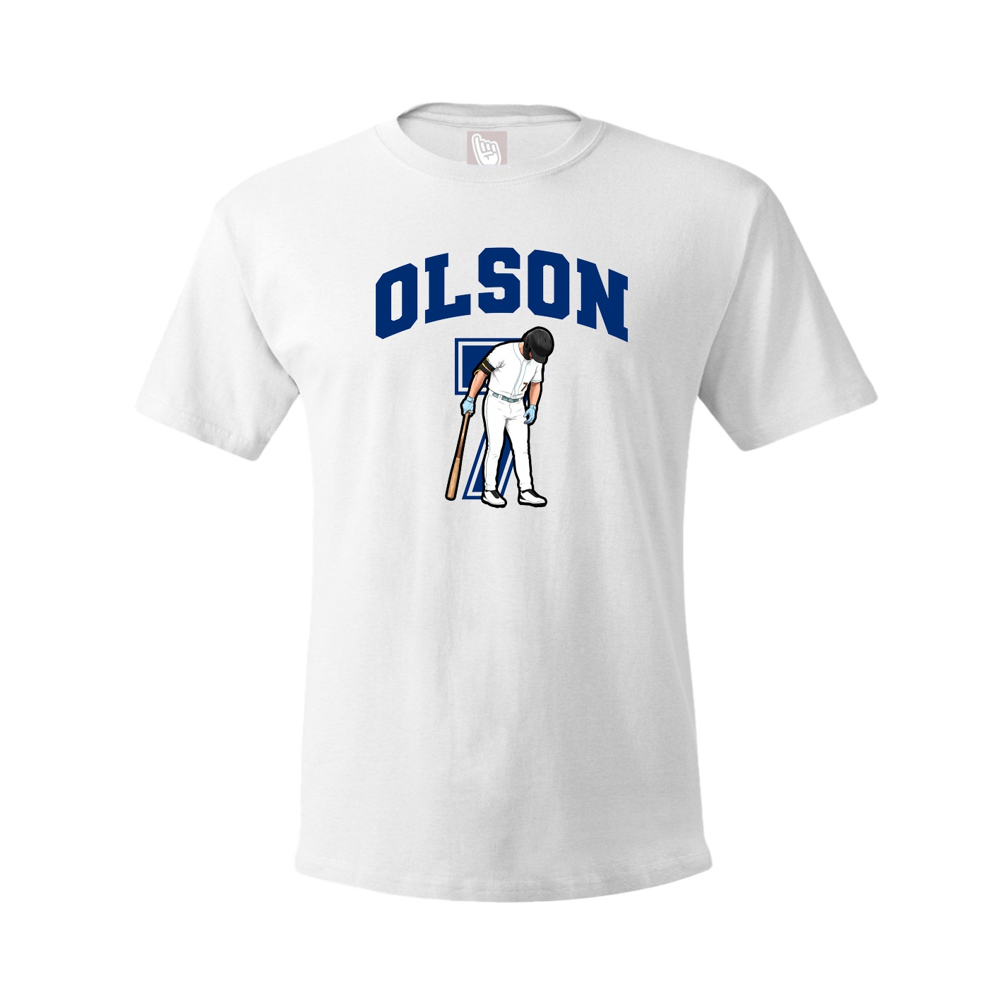 Youth Tee — Number in White