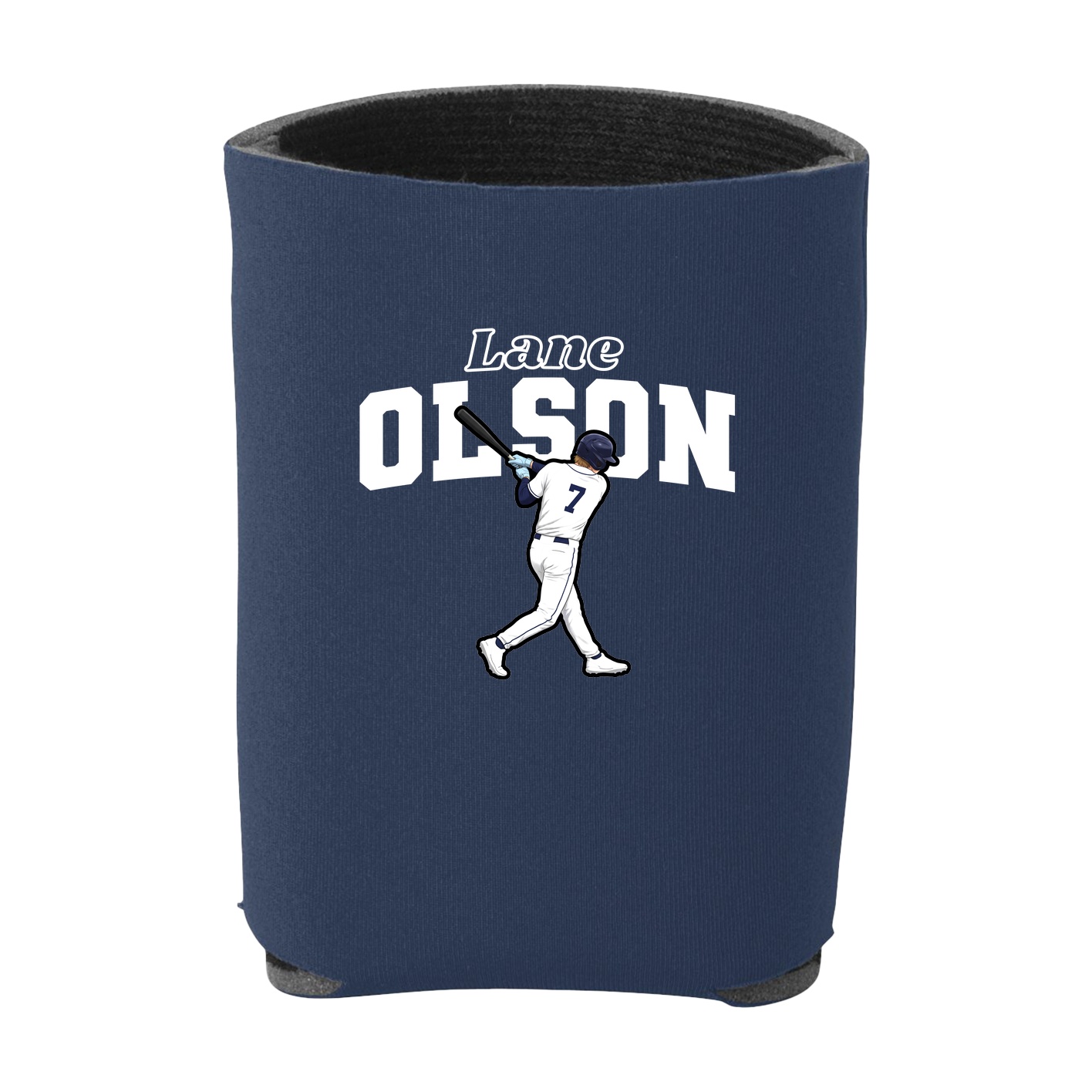 Can Holder — Name Arch in Navy