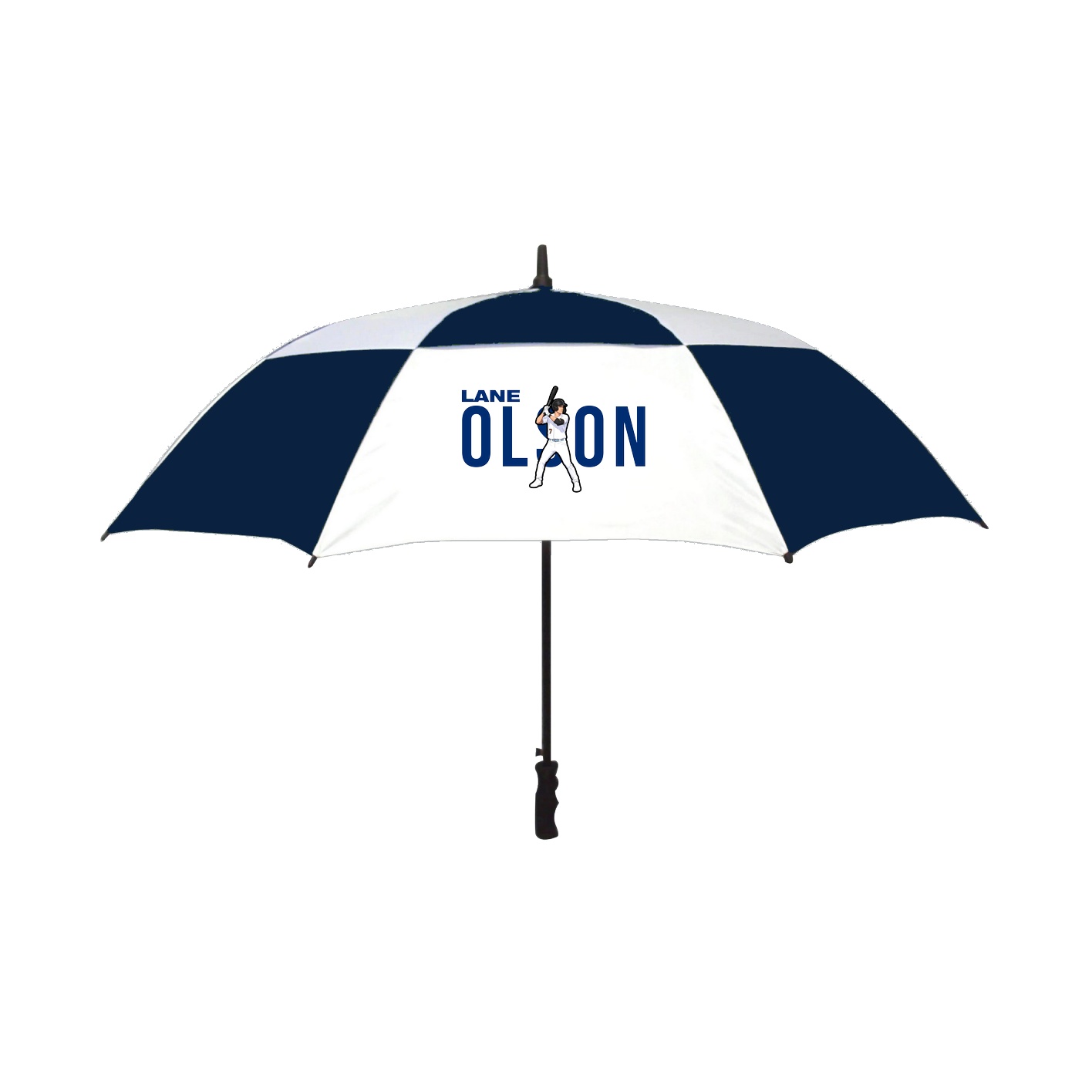 Golf Umbrella — Player Name in Navy