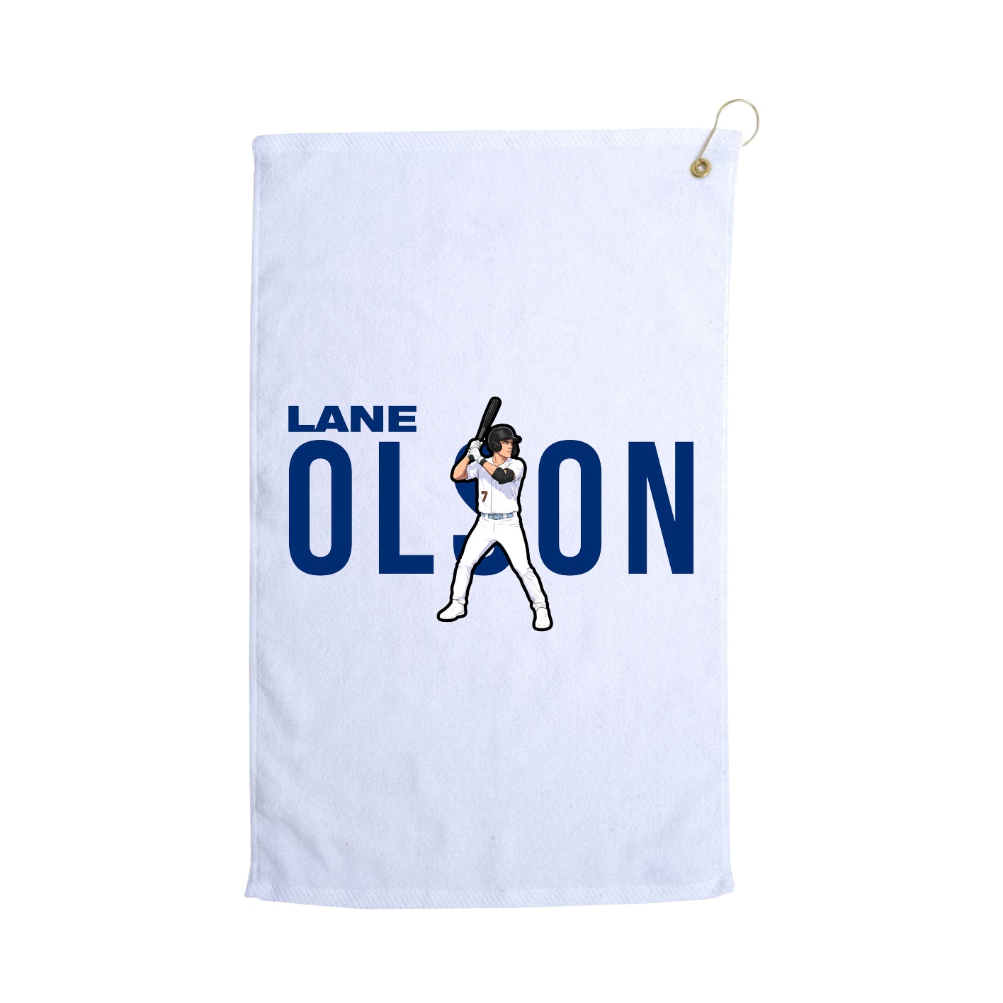 Golf Towel — Player Name in White