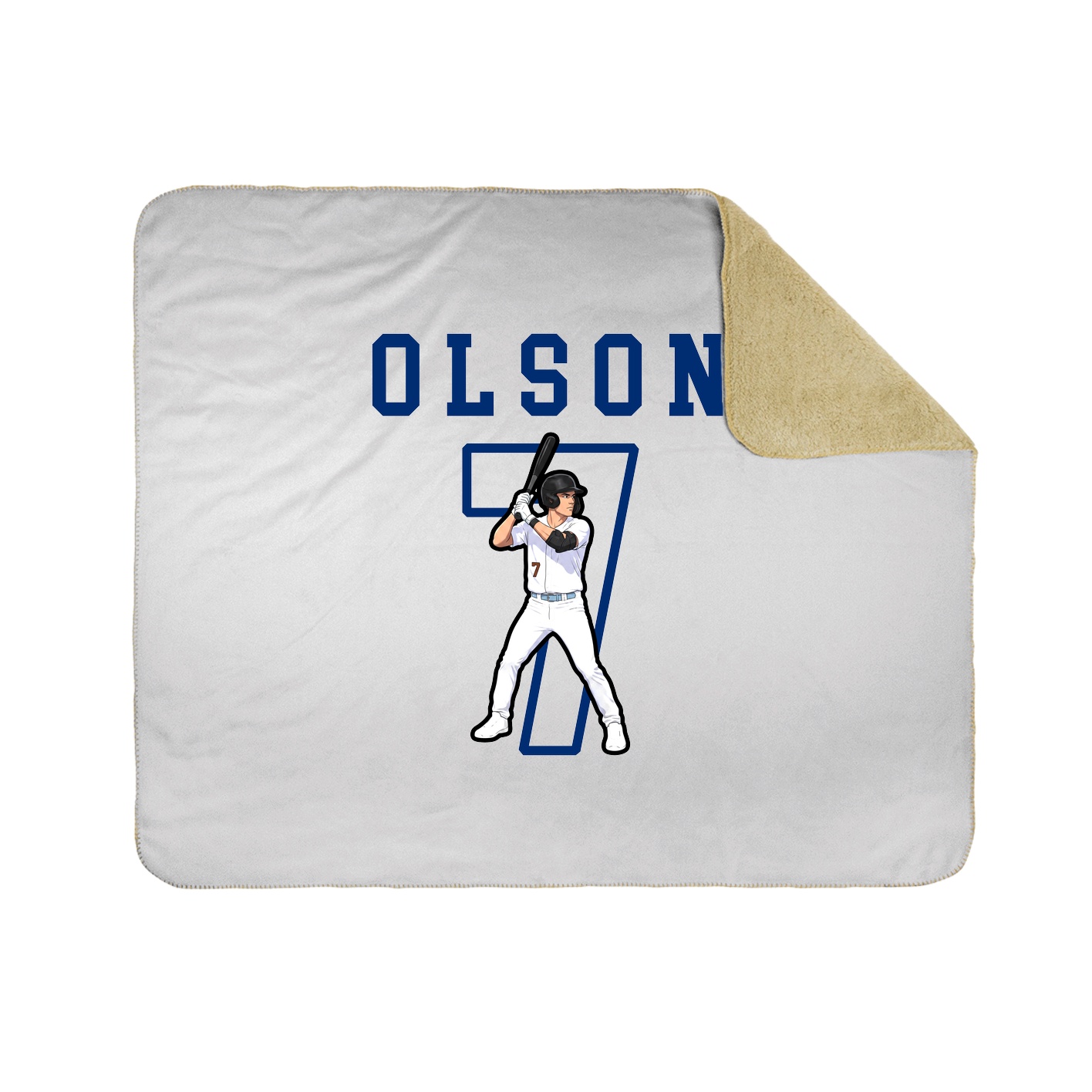 Throw Blanket — Shirsey in White