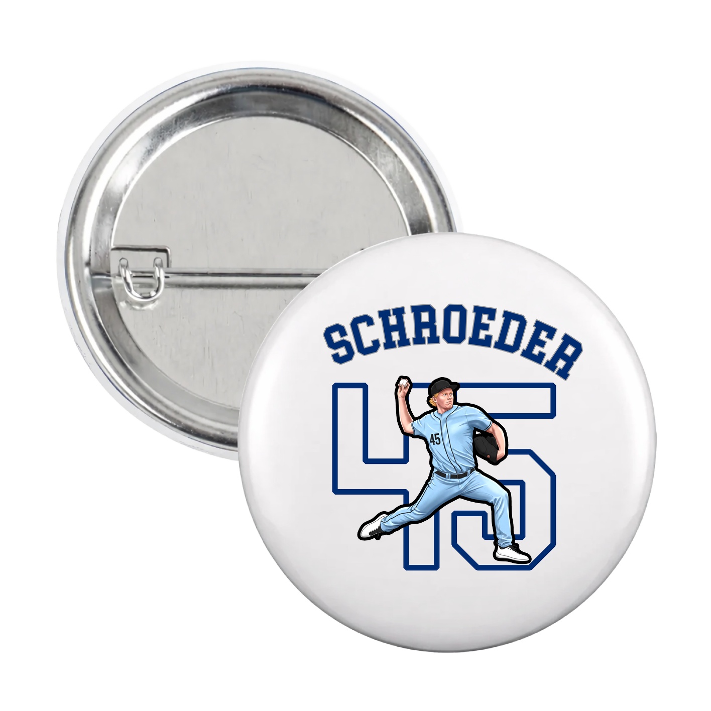 Game Day Button — Shirsey Arch in White