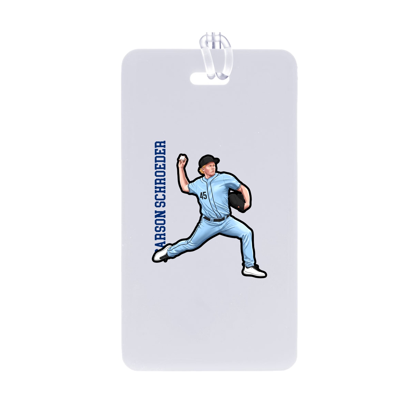 Bag Tag — Name Vertical in Classic