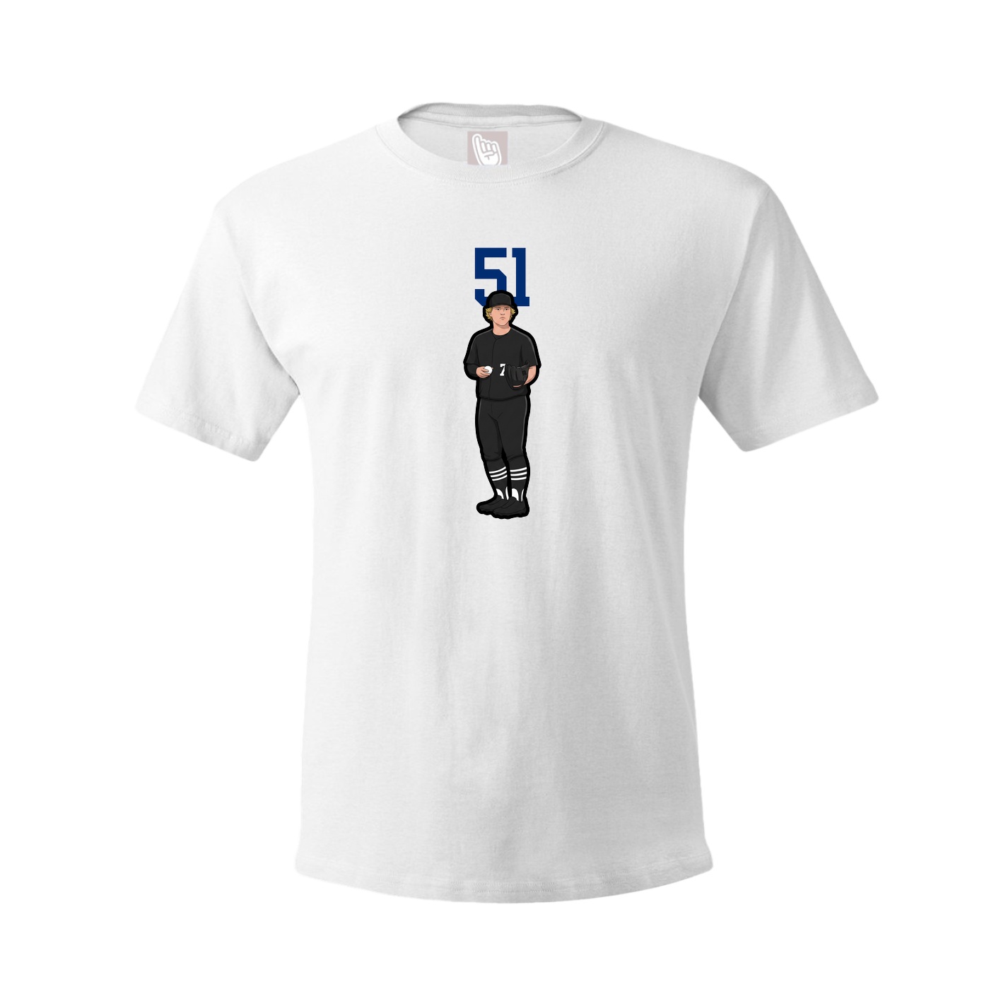 Tee — Number Top in White