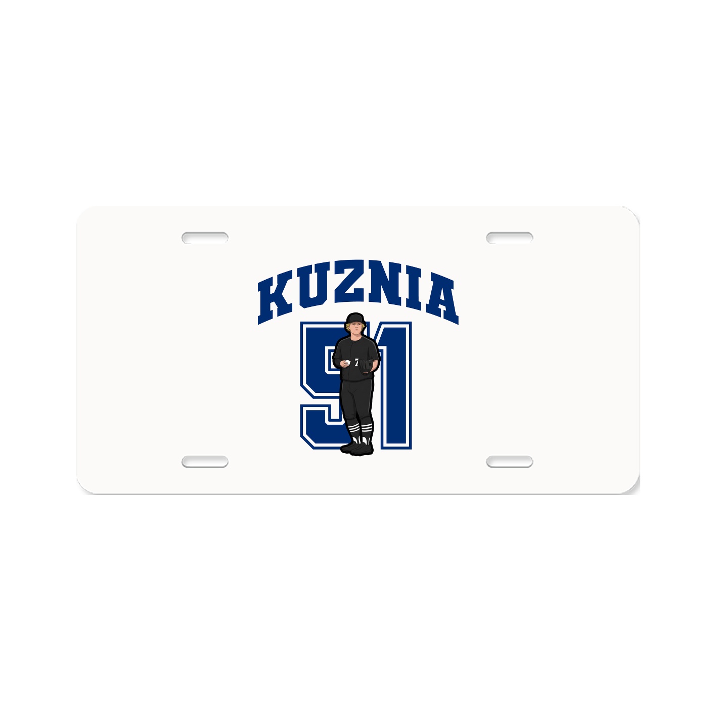 License Plate — Number in Classic