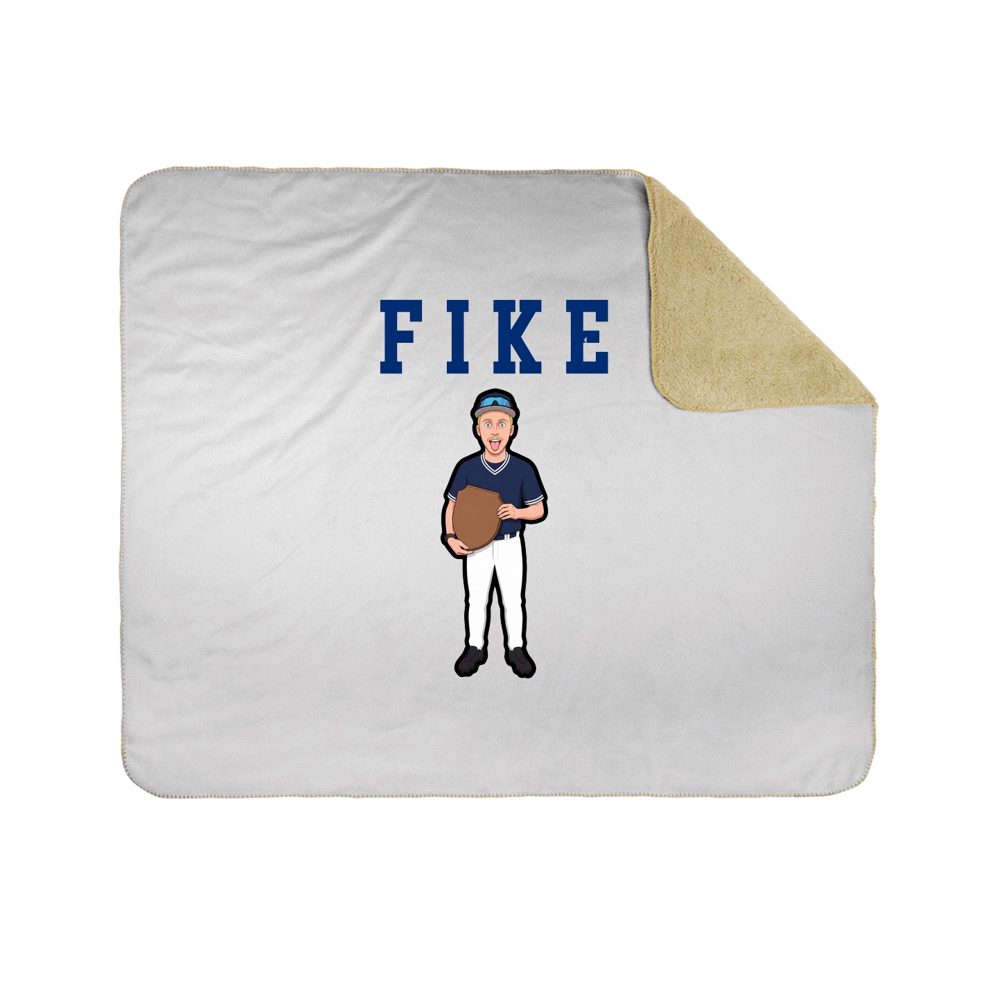 Throw Blanket — Shirsey in White