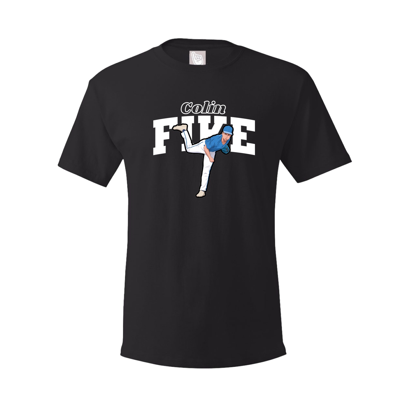 Youth Tee — Name Arch in Black