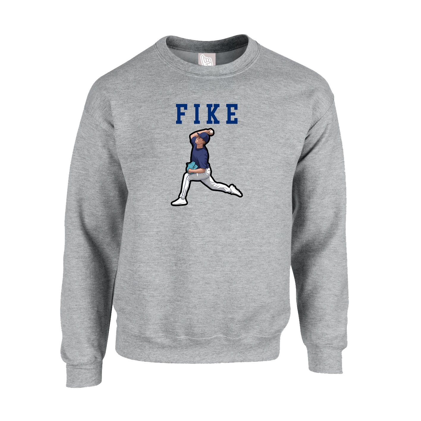 Fleece Crew — Shirsey in Grey