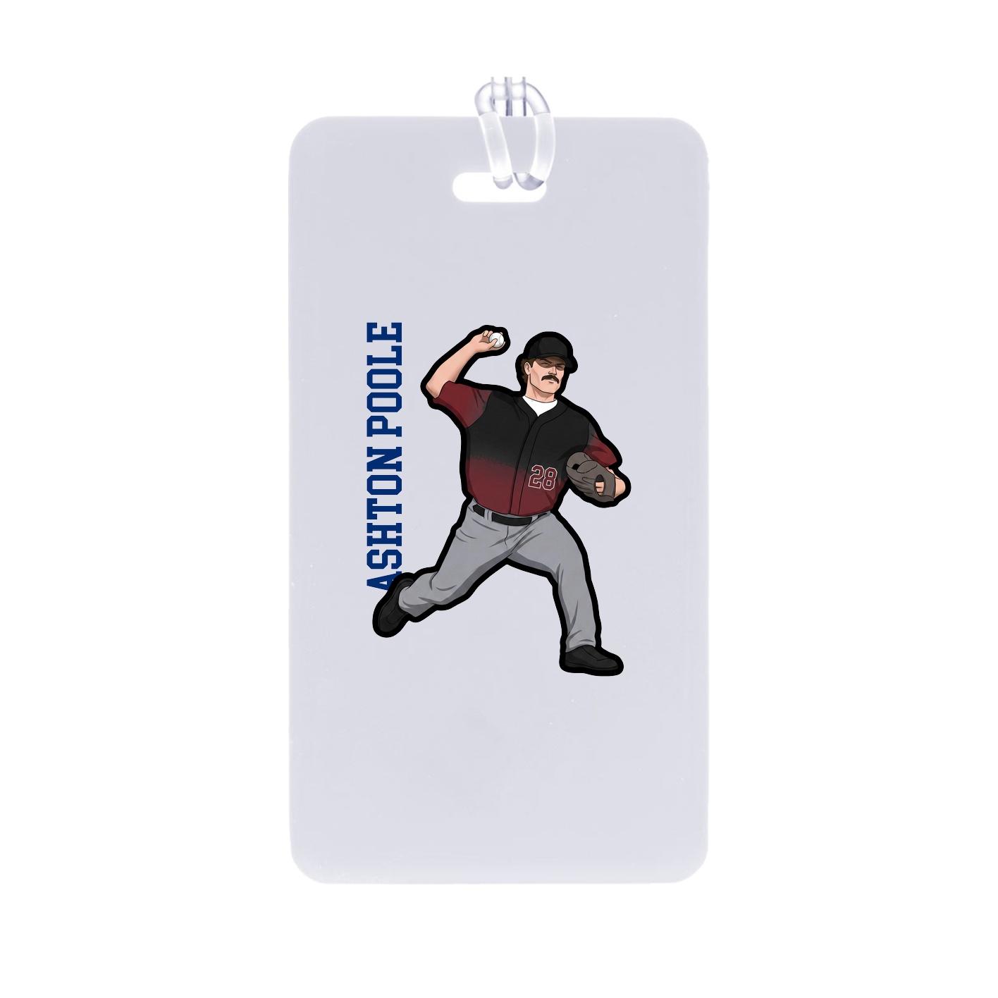 Bag Tag — Name Vertical in Classic