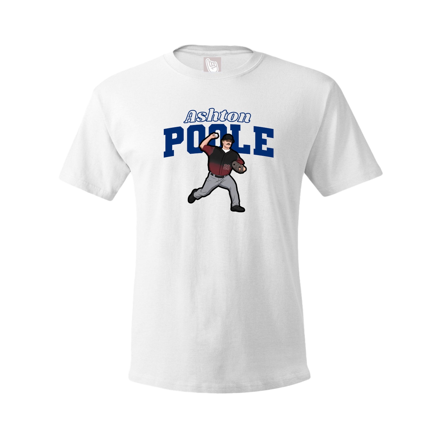Tee — Name Arch in White
