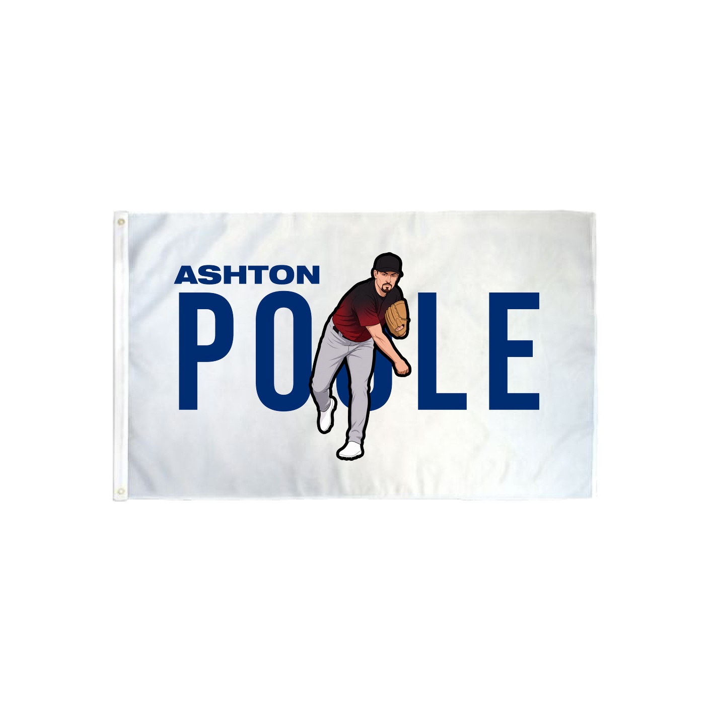 3x5 Flag — Player Name in Classic