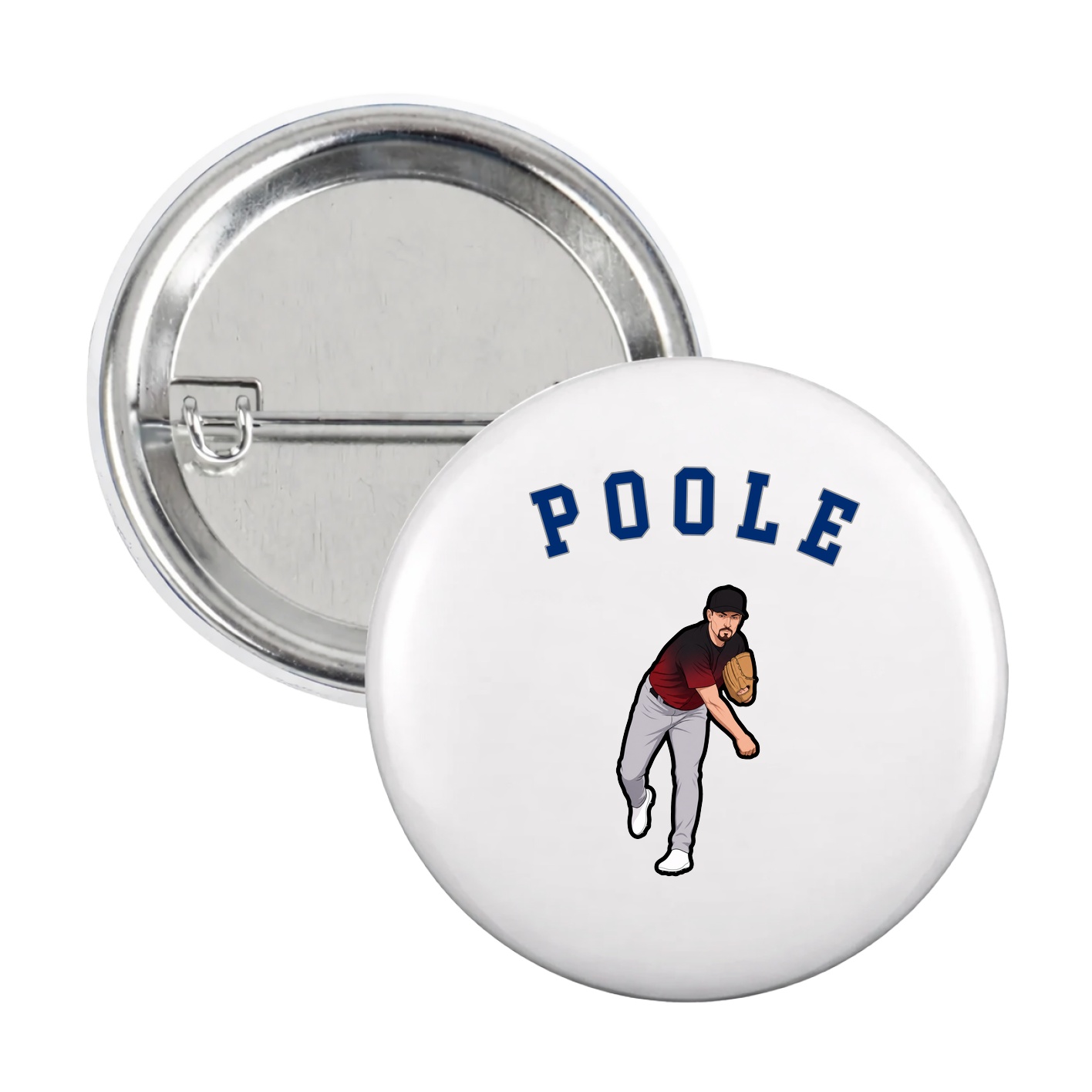 Game Day Button — Shirsey Arch in White