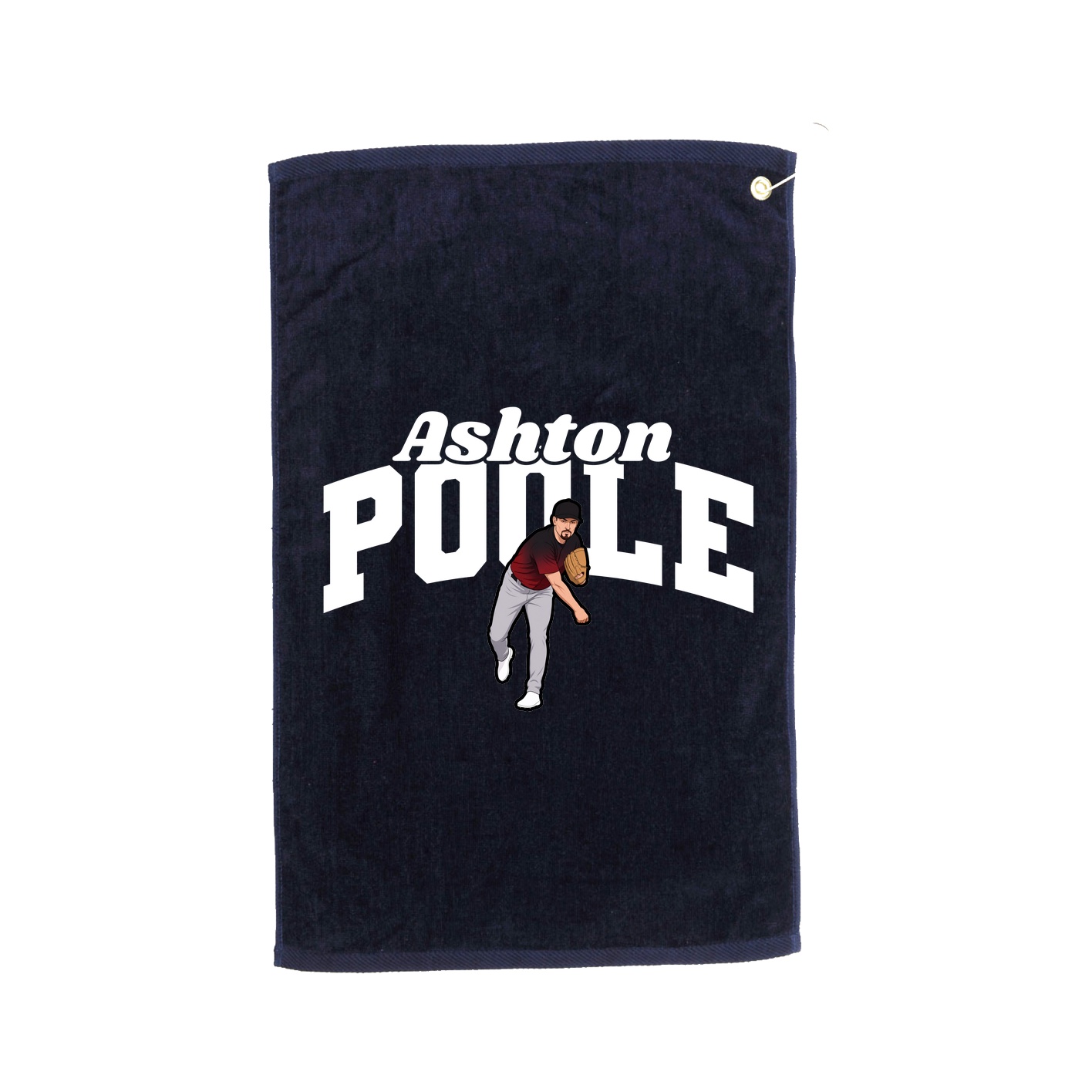 Golf Towel — Signature Arch in Navy