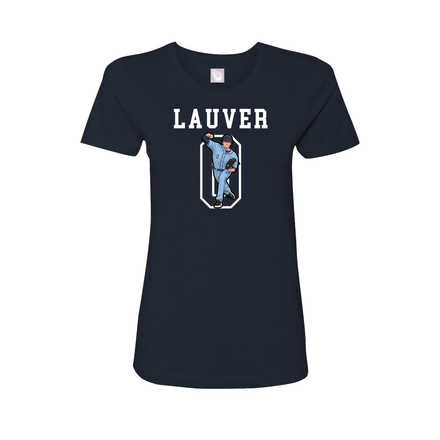 Fitted Women's Tee — Shirsey in Navy