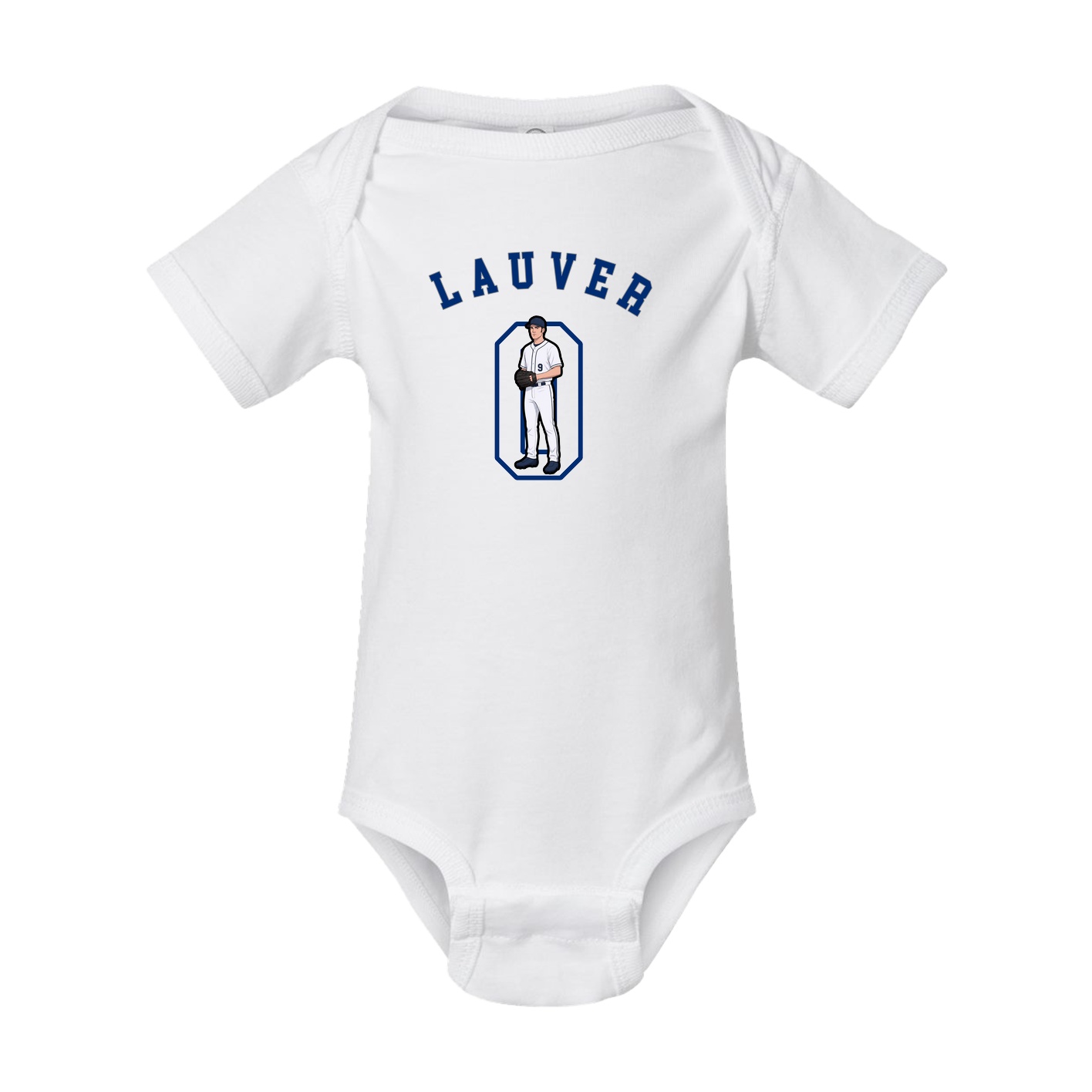Baby Onesie — Shirsey Arch in White