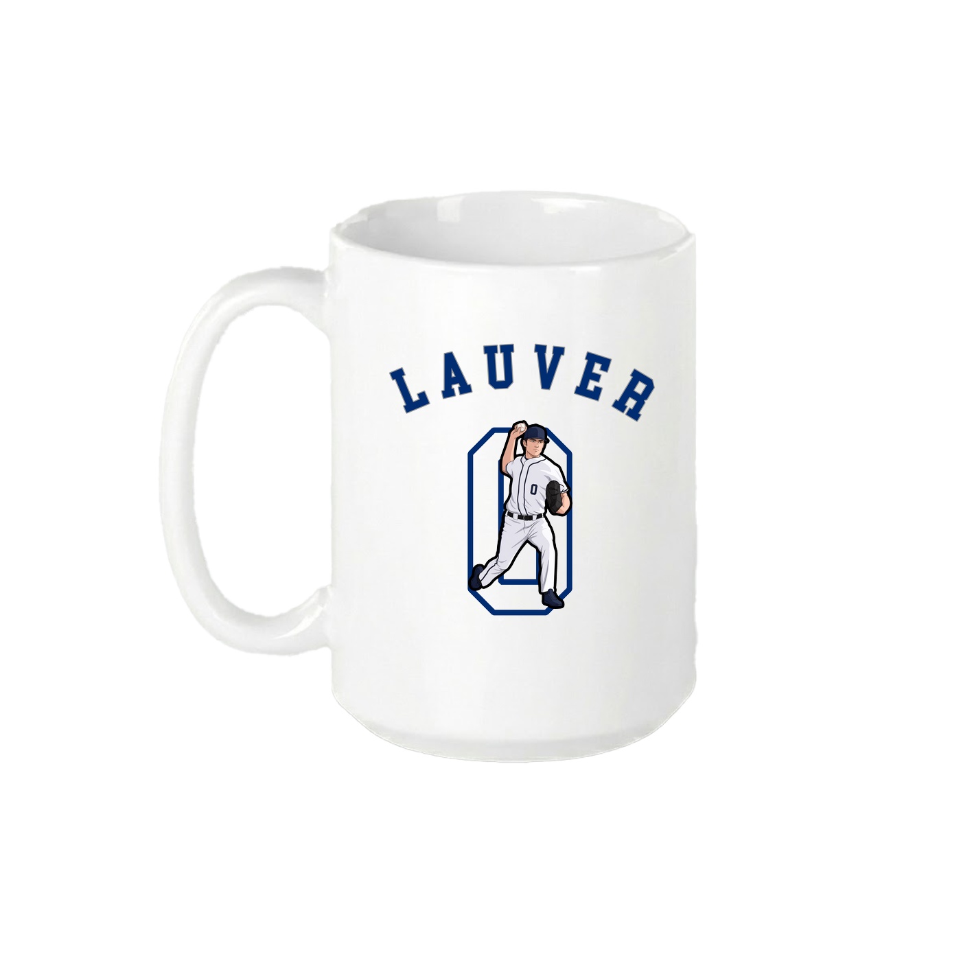 15oz Coffee Mug — Shirsey Arch in White