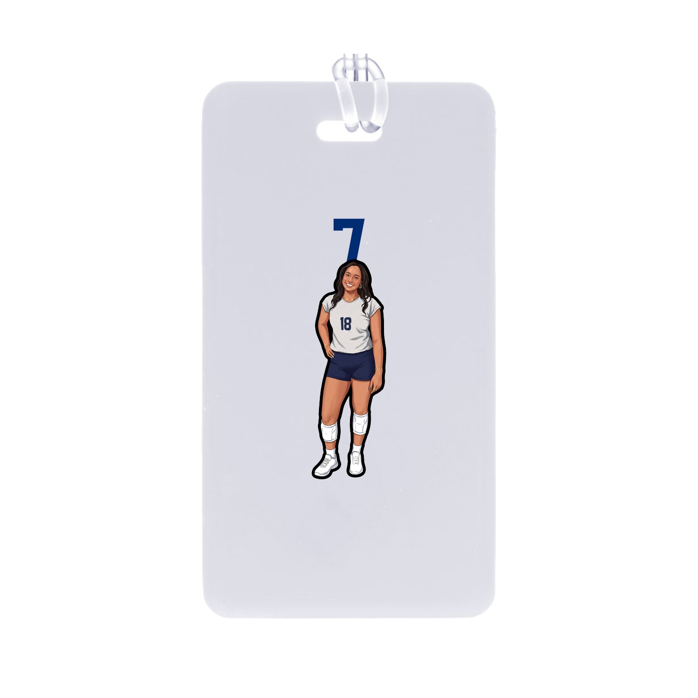 Bag Tag — Number Top in Classic