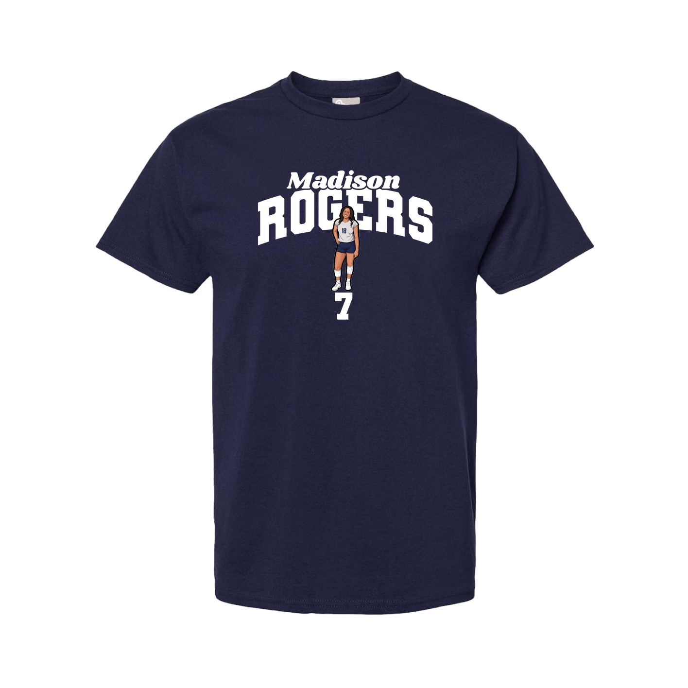 Tee — Signature Arch in Navy