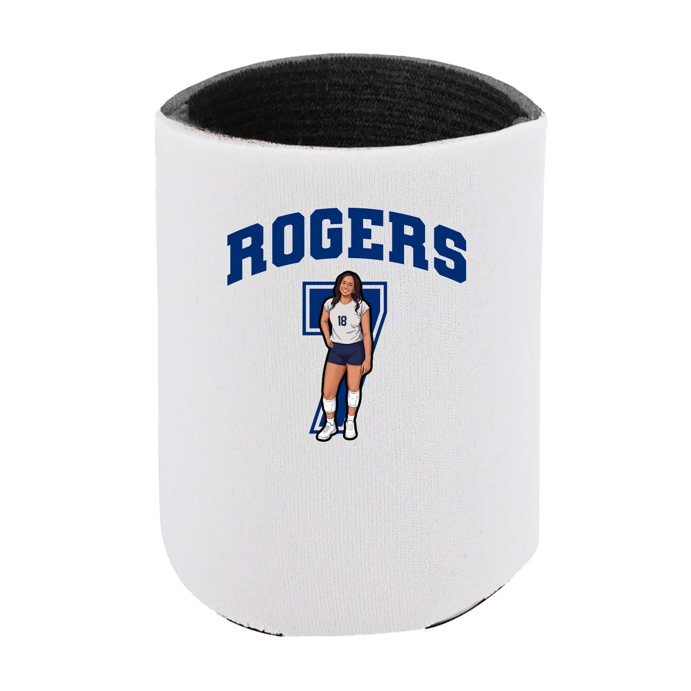 Can Holder — Number in White