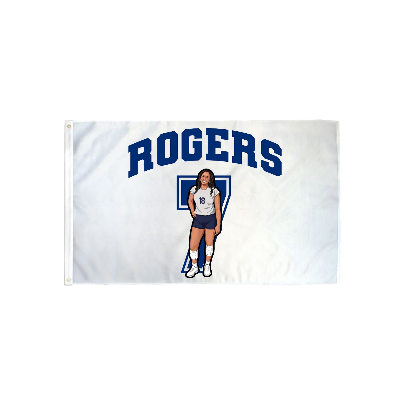 3x5 Flag — Number in Classic