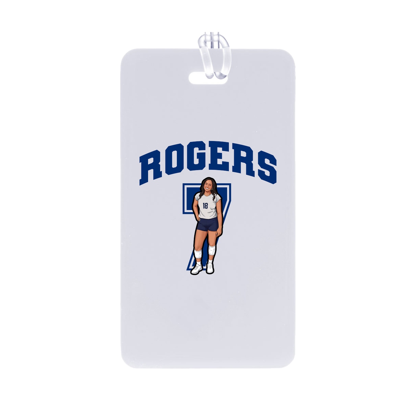 Bag Tag — Number in Classic