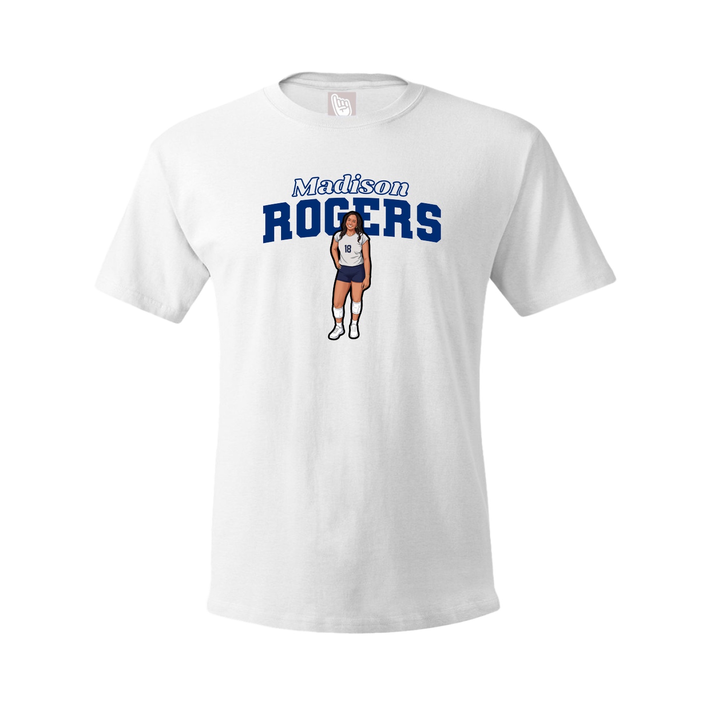 Tee — Name Arch in White