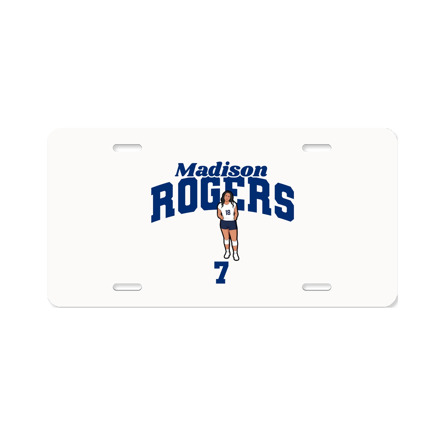 License Plate — Signature Arch in Classic