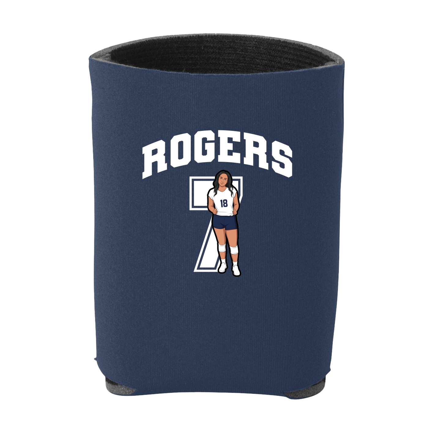 Can Holder — Number in Navy