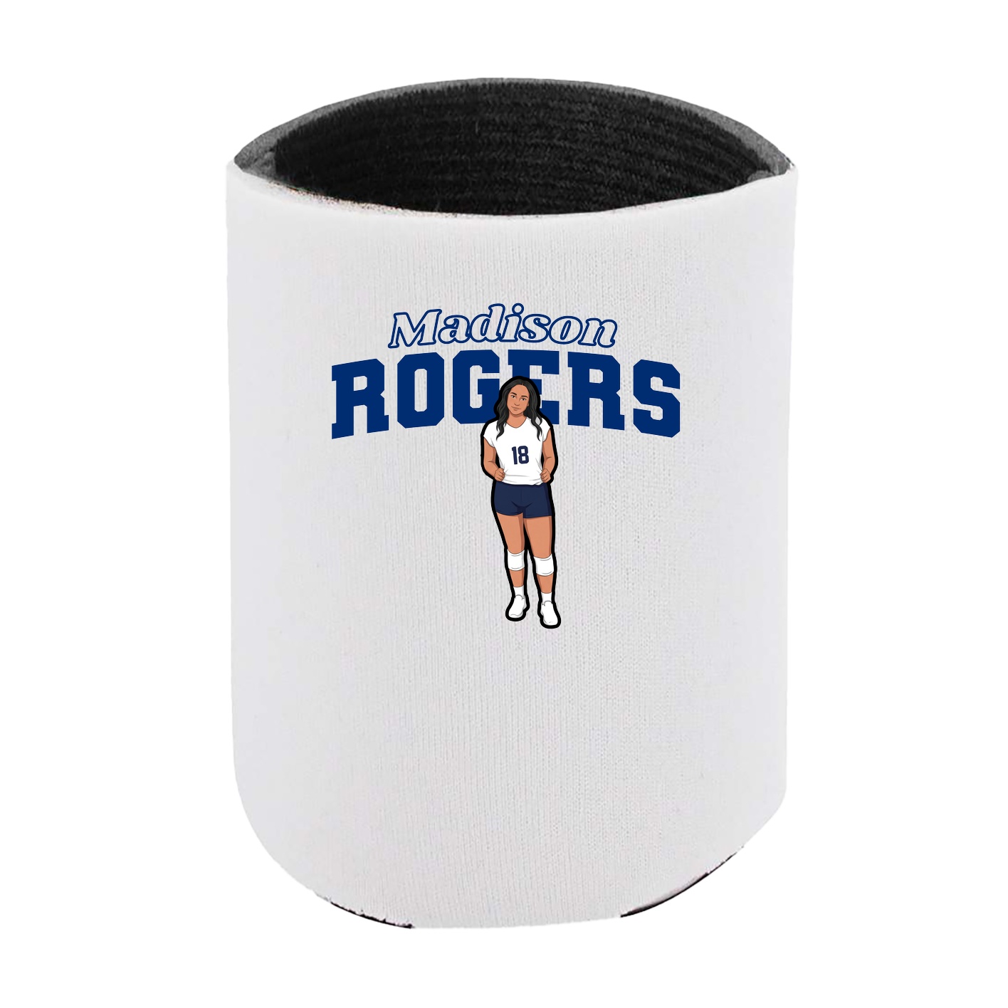 Can Holder — Name Arch in White