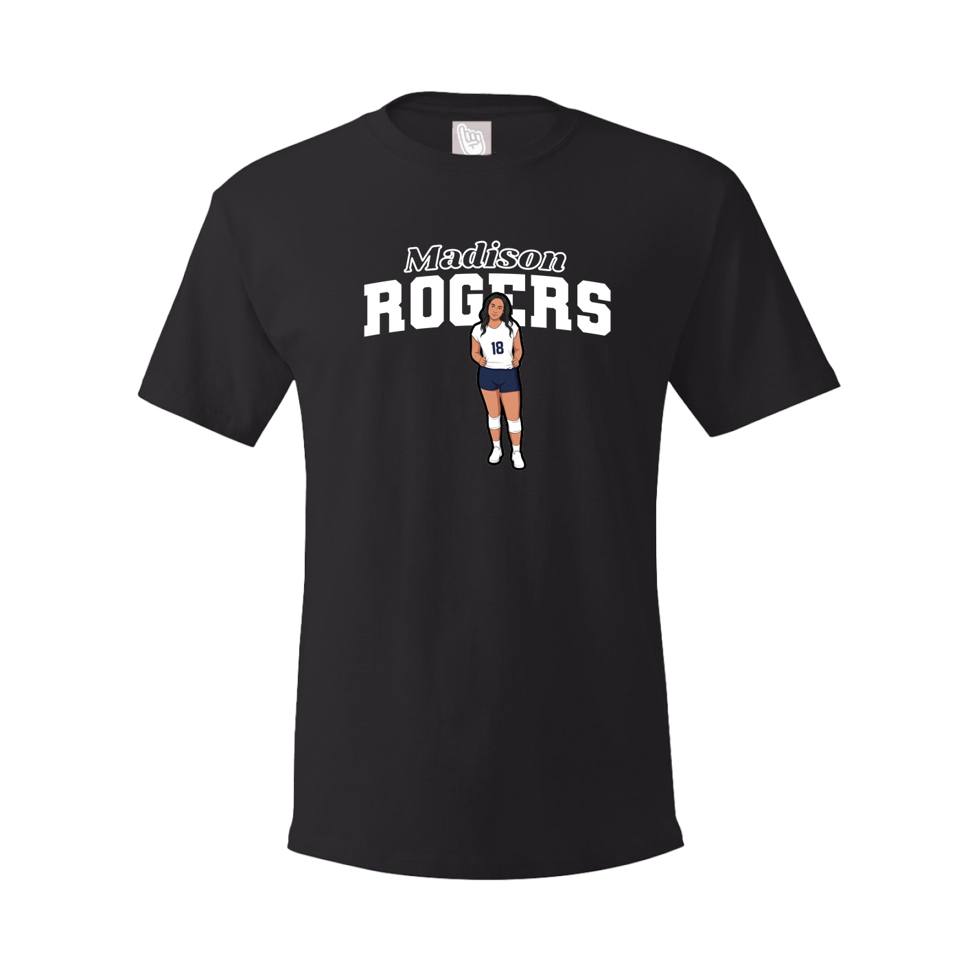 Youth Tee — Name Arch in Black