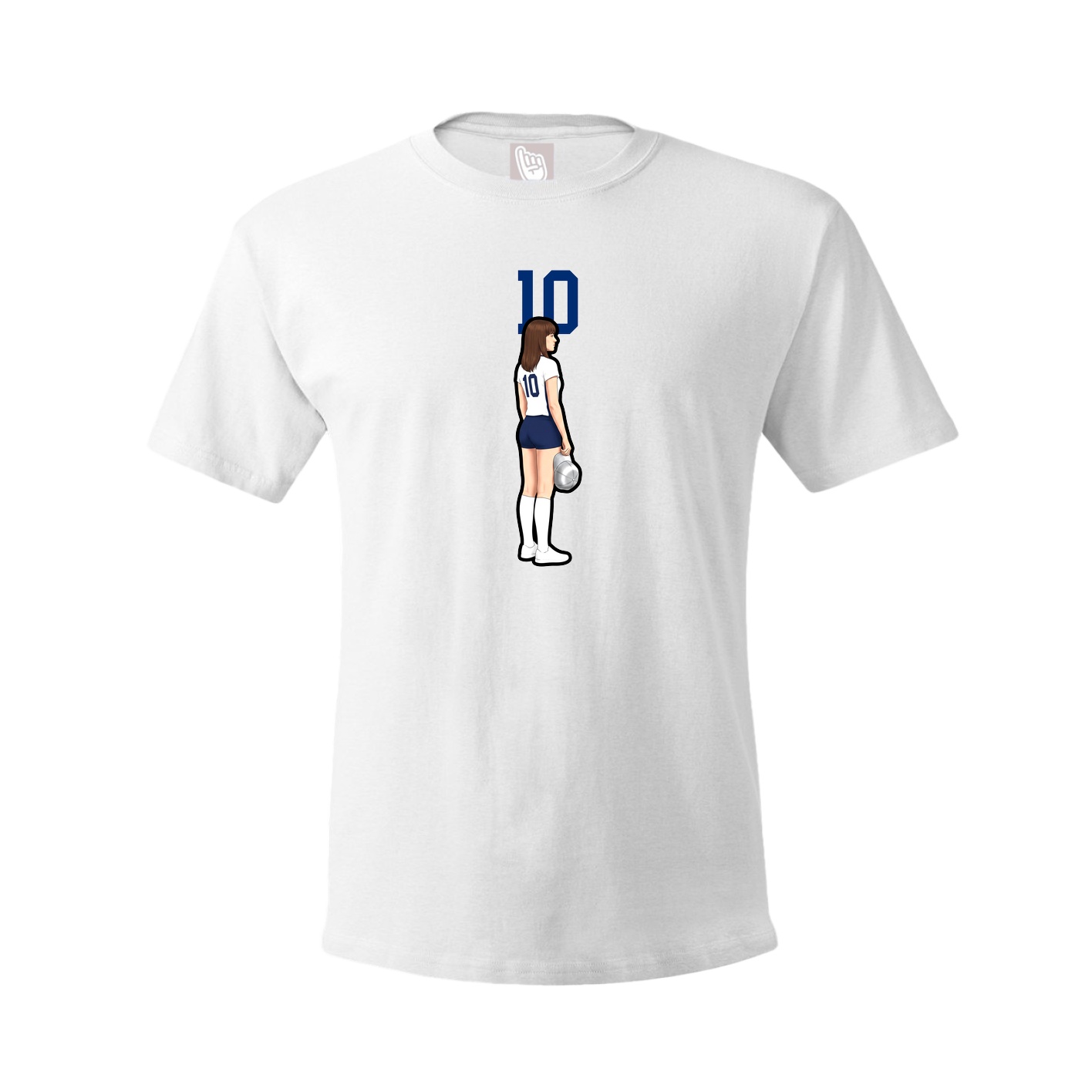 Tee — Number Top in White