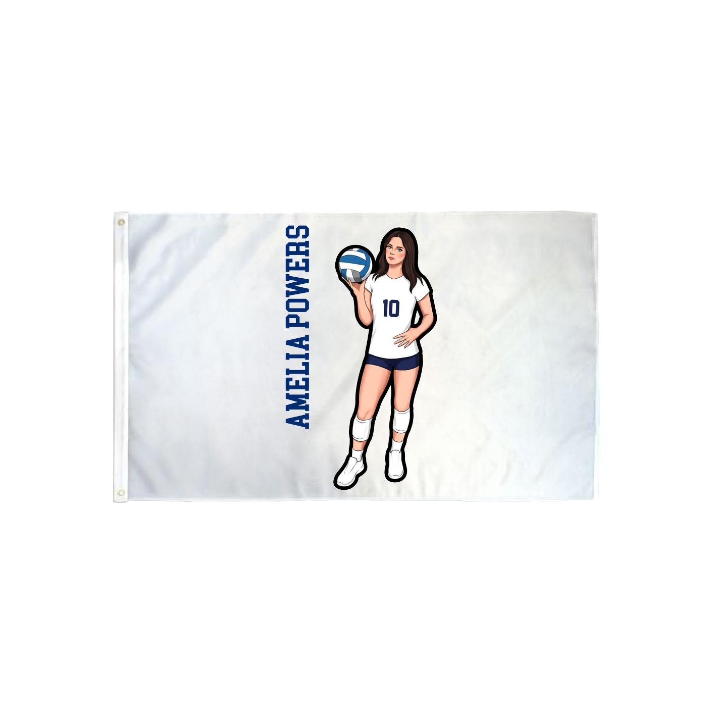 3x5 Flag — Name Vertical in Classic