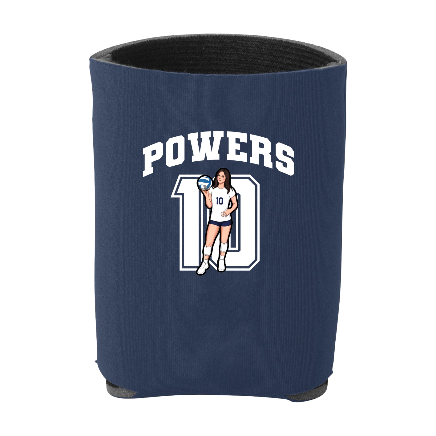 Can Holder — Number in Navy