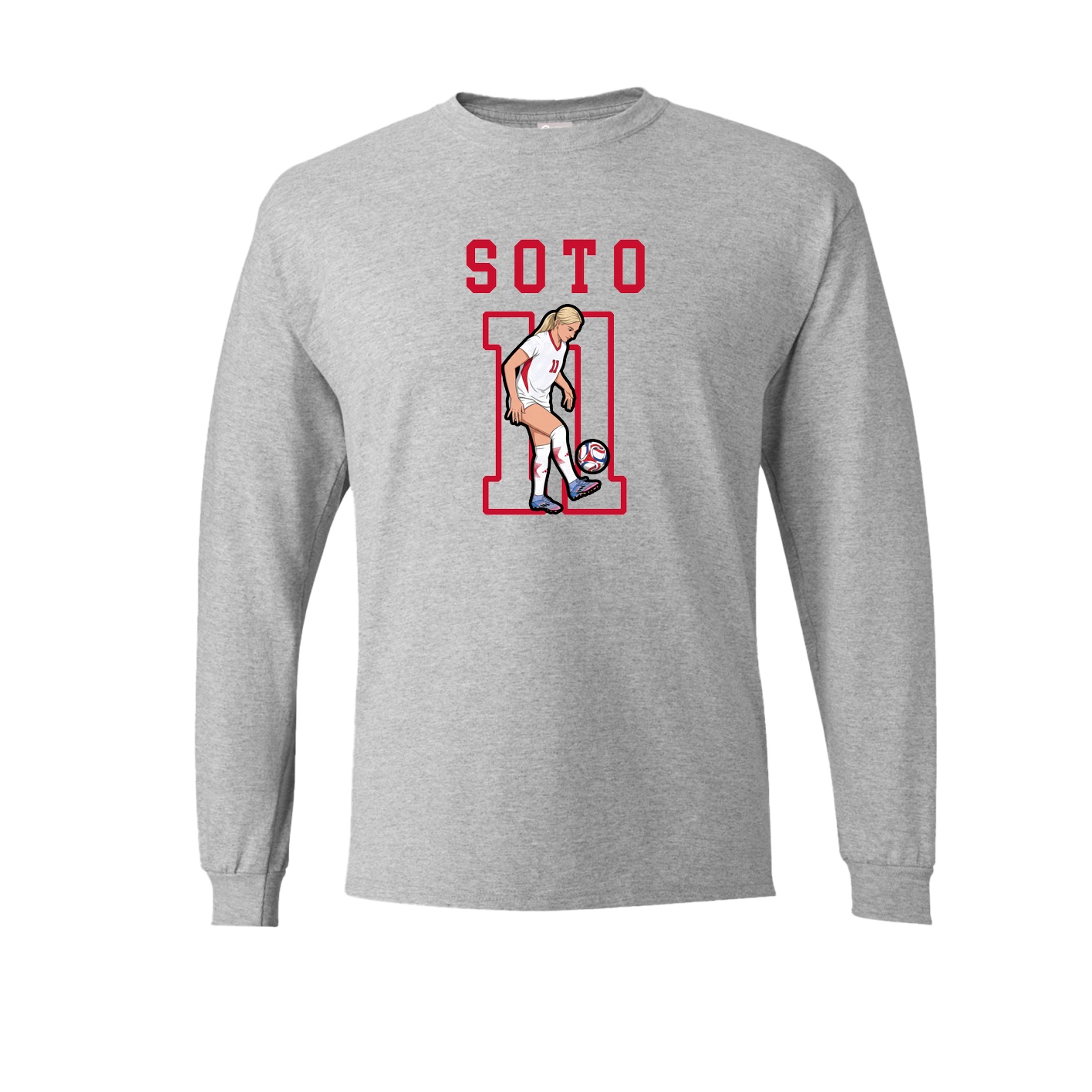 Long Sleeve Tee — Shirsey in Grey