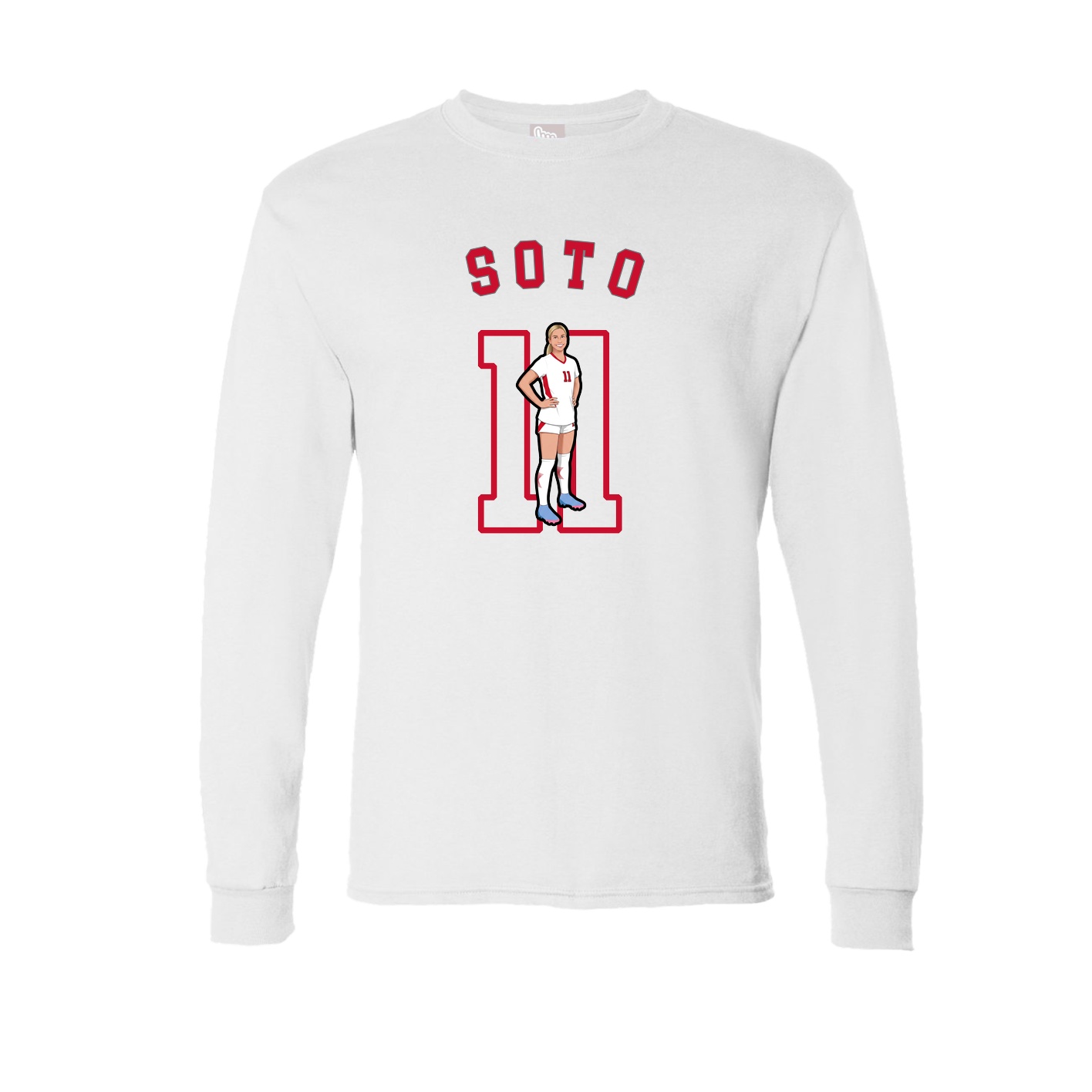 Long Sleeve Tee — Shirsey Arch in White