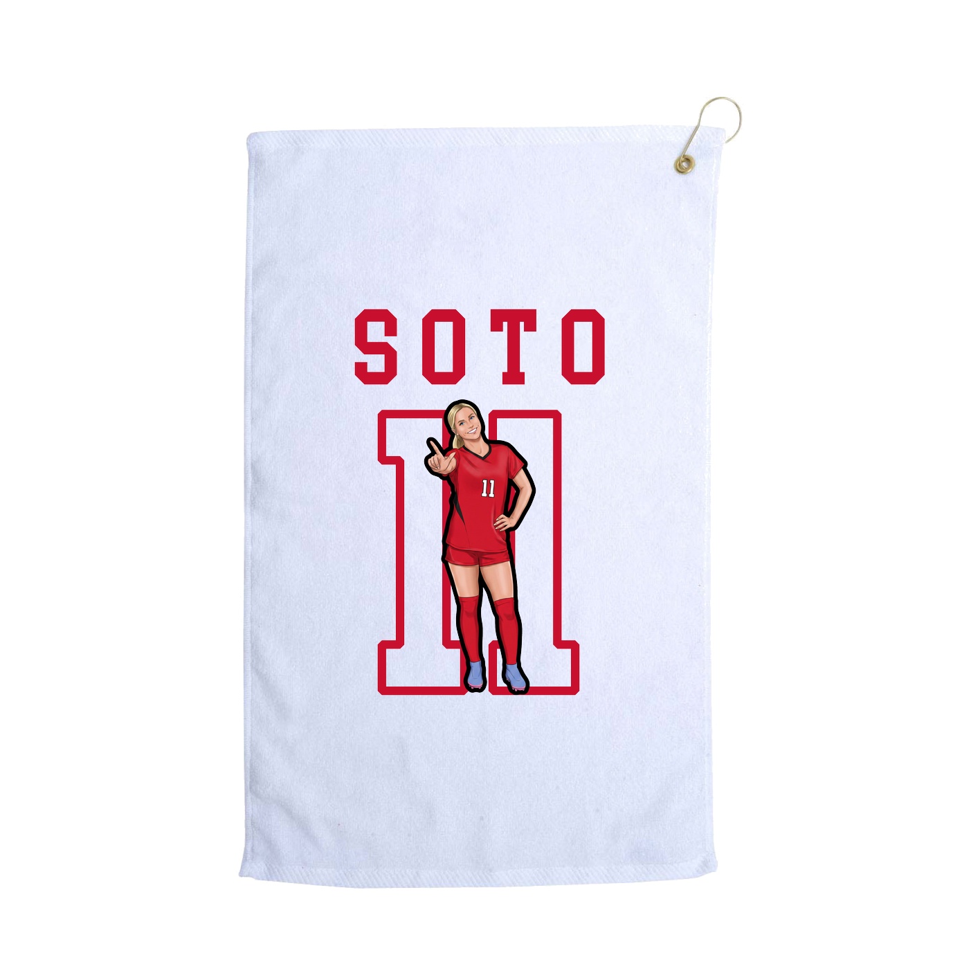 Golf Towel — Shirsey in White