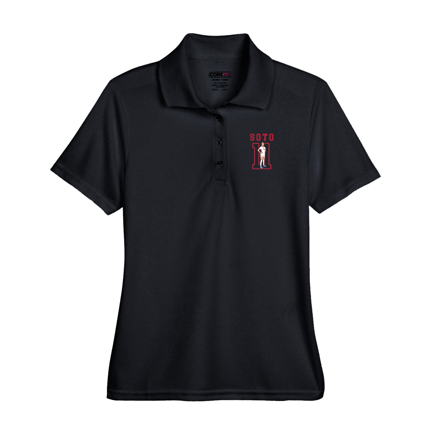Performance Polo — Shirsey in Black