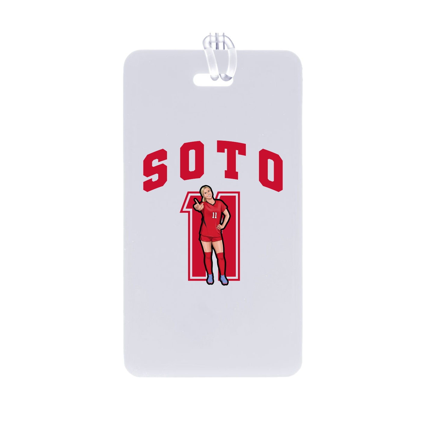 Bag Tag — Number in Classic