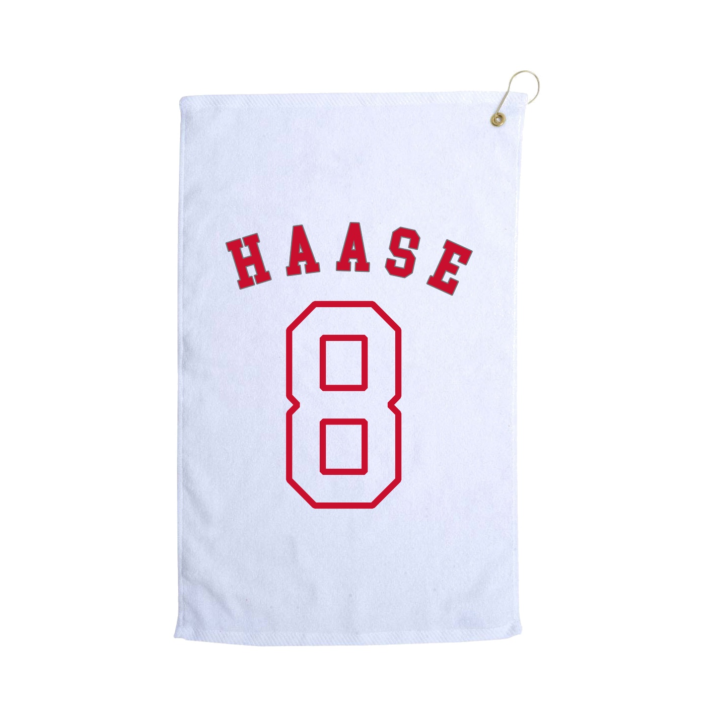 Golf Towel — Shirsey Arch in White
