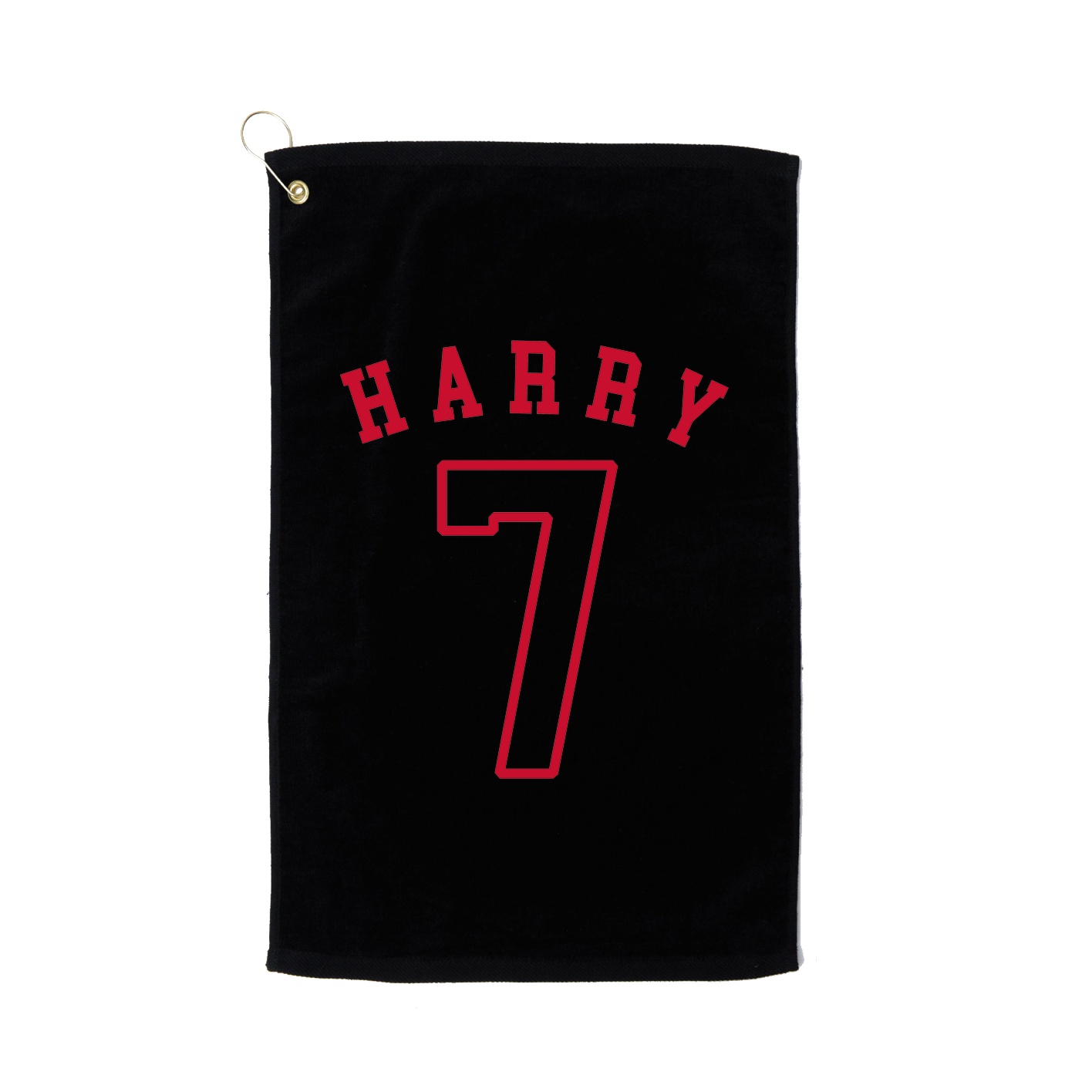 Golf Towel — Shirsey Arch in Black
