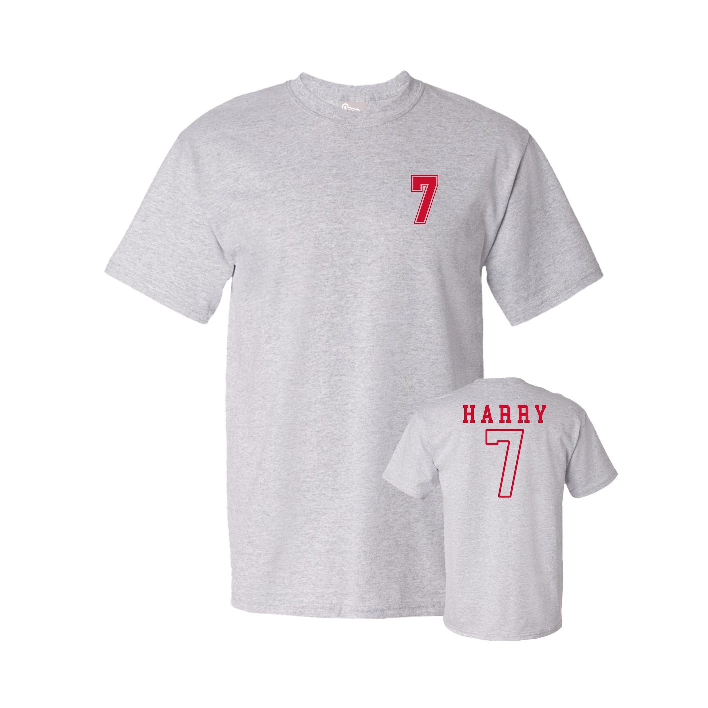 Tee — Chest Back in Grey
