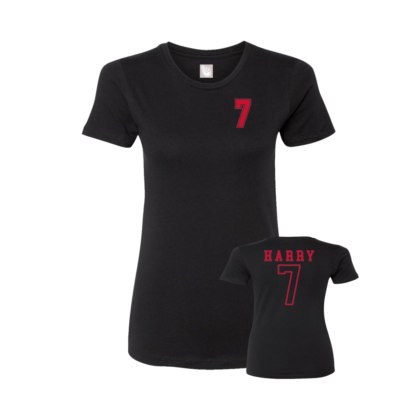 Womens Tee — Chest Back in Black