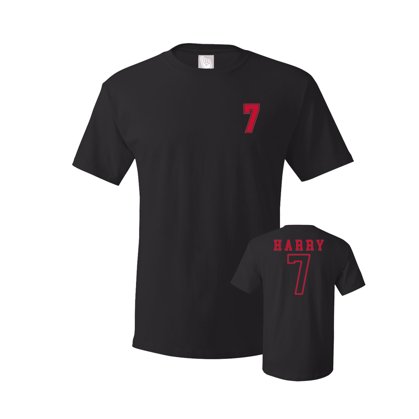 Youth Tee — Chest Back in Black