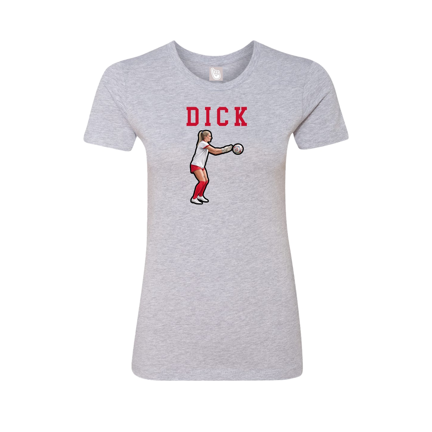 Fitted Women's Tee — Shirsey in Grey