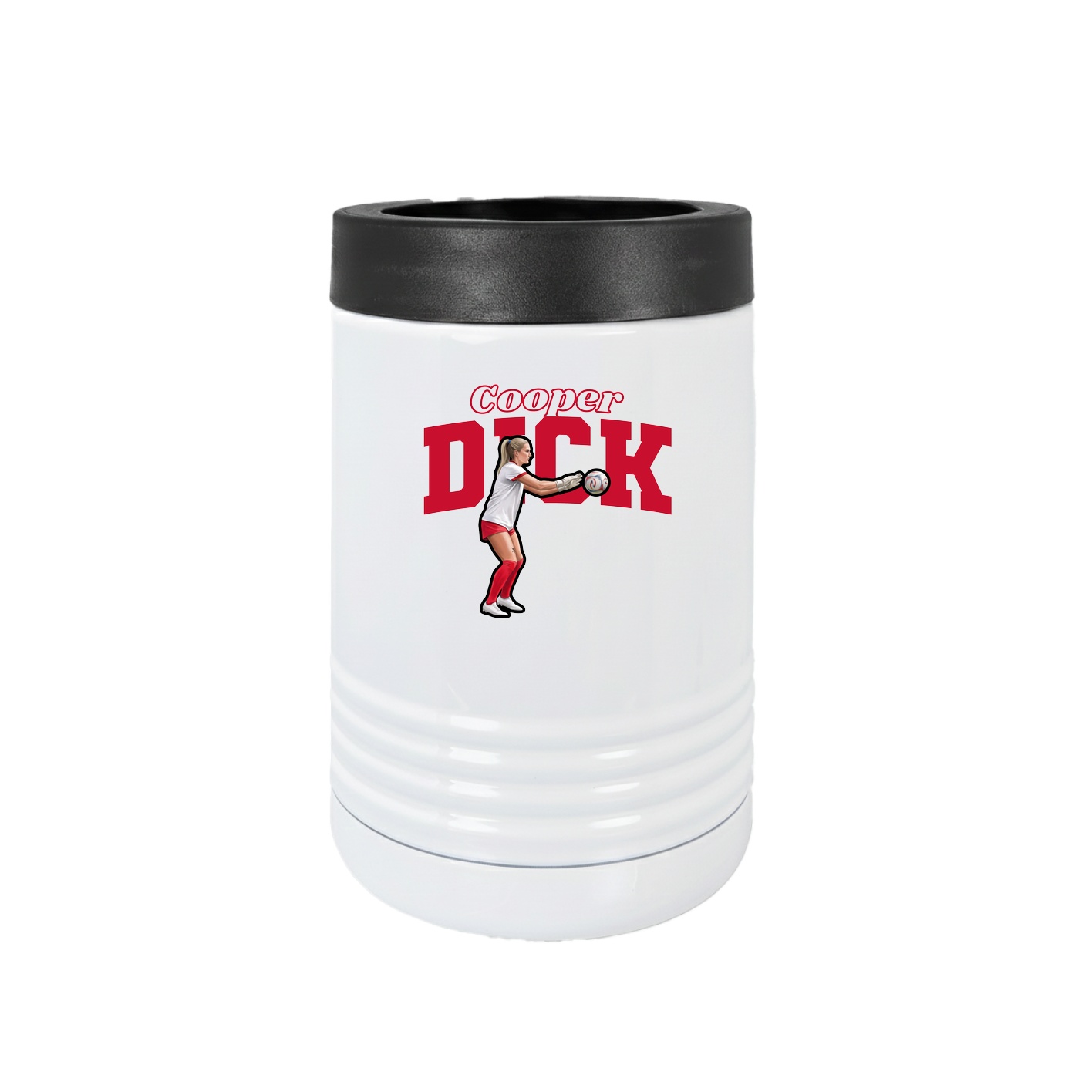Beverage Holder — Name Arch in White