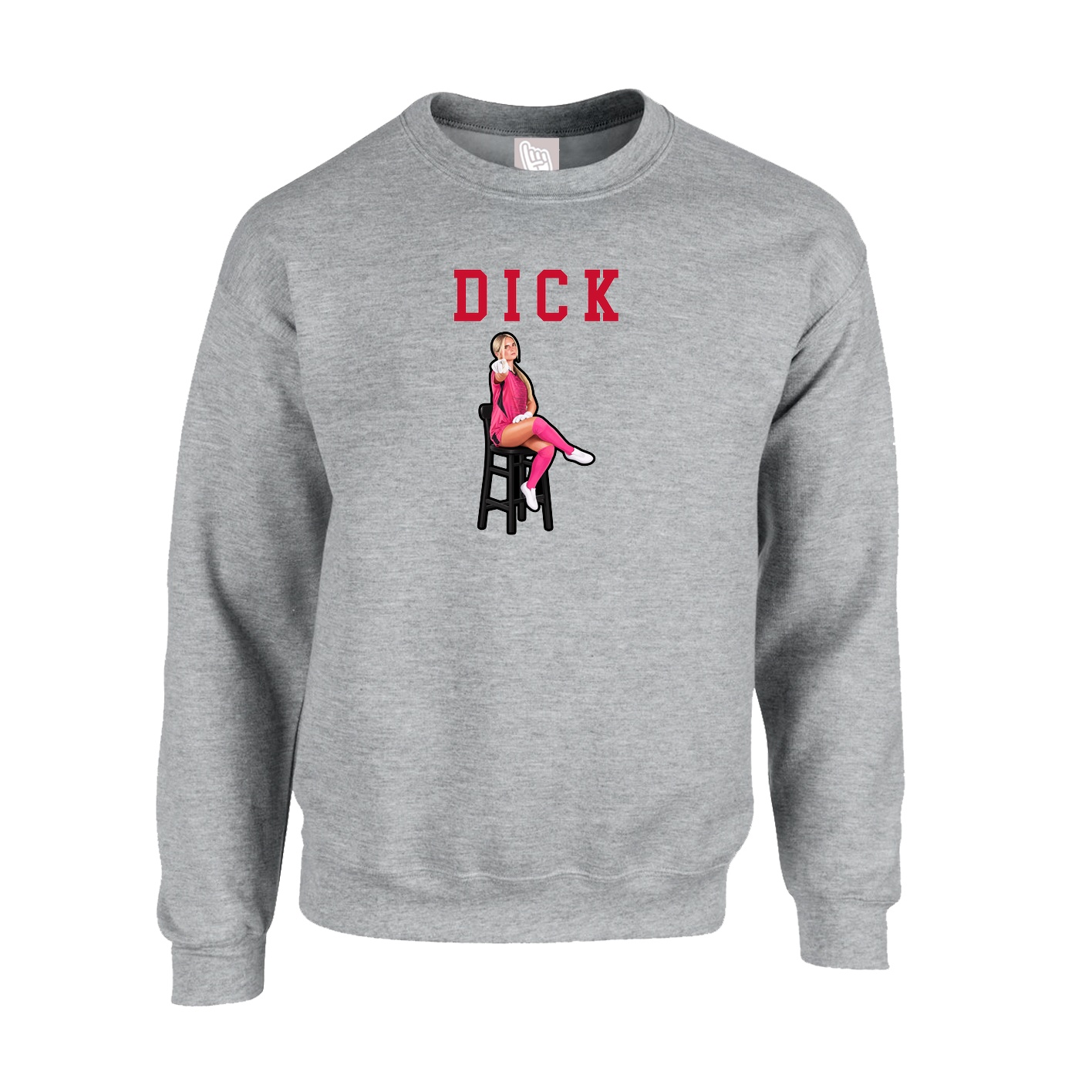 Fleece Crew — Shirsey in Grey