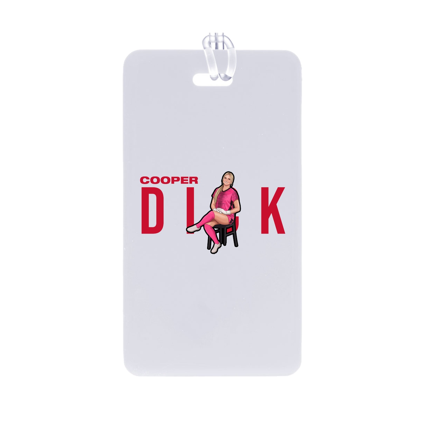 Bag Tag — Player Name in Classic