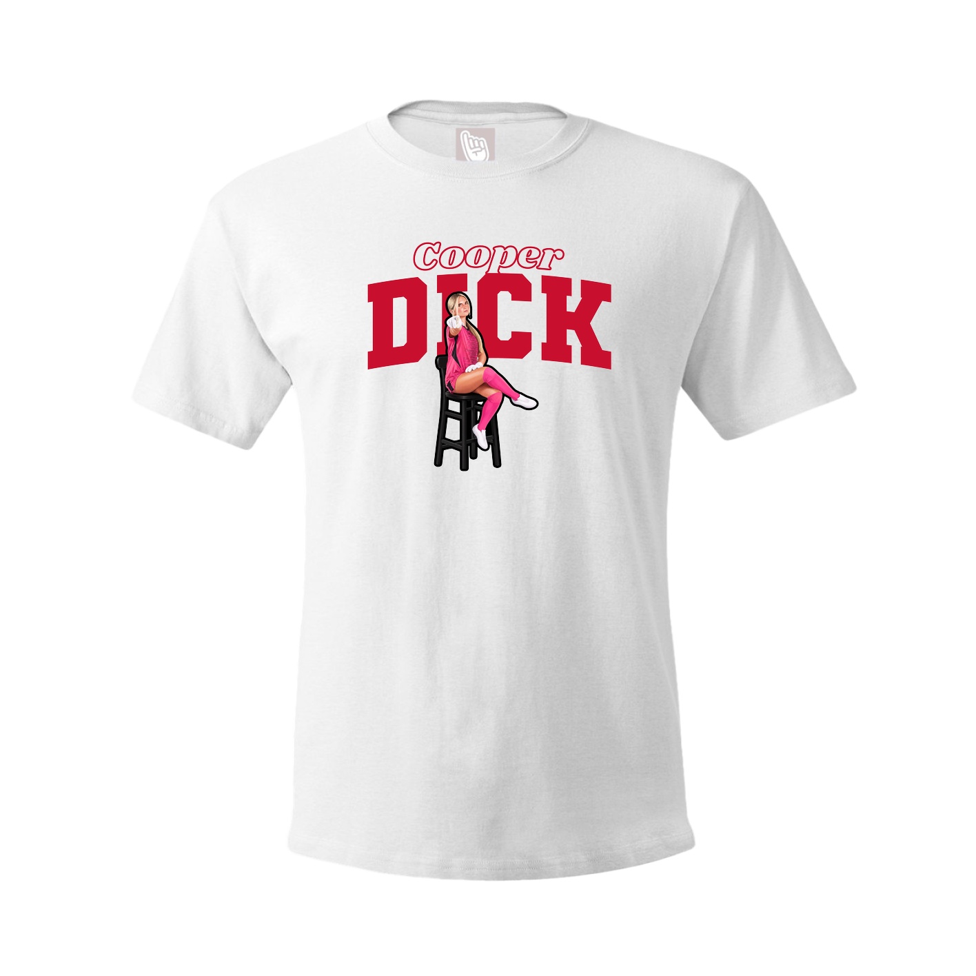 Tee — Name Arch in White
